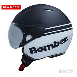 Casco Rodeo Drive RD107 Bomber nero e bianco opaco