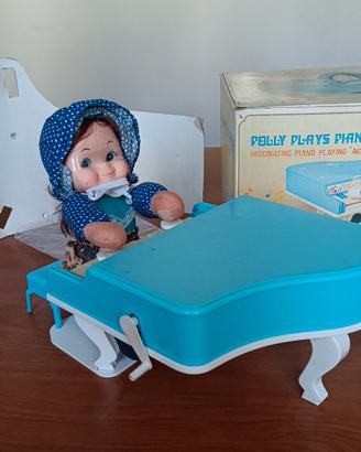 Giocattolo musicale vintage Polly Plays Piano MD
