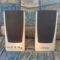 Copiia di casse vintage multimedia sistem