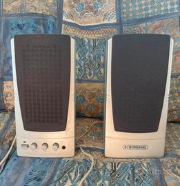 Copiia di casse vintage multimedia sistem