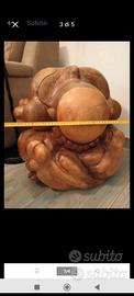 Buddah statua legno decorazione cass