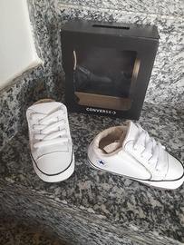 scarpe per neonati in pelle Converse