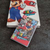 Gioco Nintendo switch Super Mario Odyssey + libro