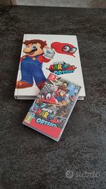 Gioco Nintendo switch Super Mario Odyssey + libro