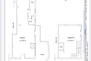 Immobile con terrazzo , piano terra