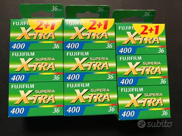 Stock 9 Rullini (3x3) Fujifilm Superia X-Tra 400 