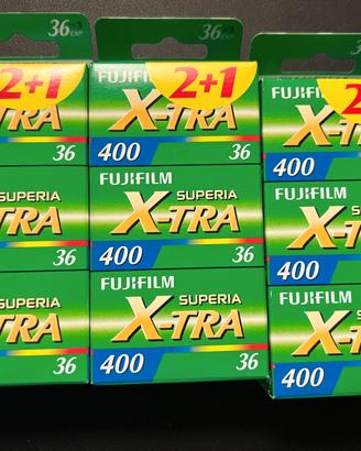 Stock 9 Rullini (3x3) Fujifilm Superia X-Tra 400 