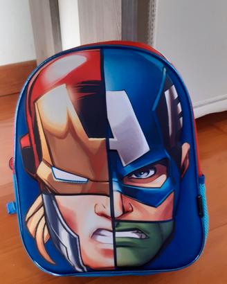 zainetto asilo marvel avengers 