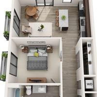 Raffinato bilocale con balcone a Saronno