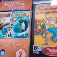psp giochi KIDS PACK / I SIMPSON
