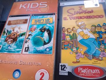 psp giochi KIDS PACK / I SIMPSON