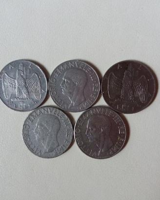 Monete 1 Lira 1942 Vittorio Emanuele di Savoia