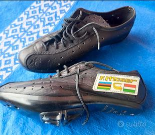 scarpe ciclismo vintage n.38 nuove