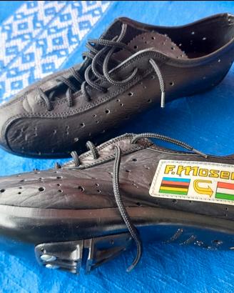 Scarpe ciclismo vintage NUOVE, per L'Eroica. Vera pelle 40