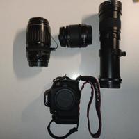 Canon EOS 2000D + 3 obiettivi – Kit completo