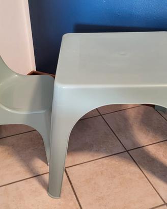 tavolino e seggiolina per bimbi 