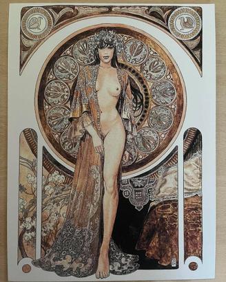Titolo dell'opera di Milo Manara "Regina"
