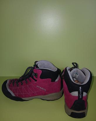 Scarponcini trekking Scarpa impermeabili vibram 35