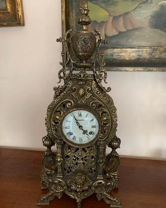 Orologio vecchio, da tavolo, quadrante Harabell