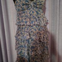 abito Zara a Balze in chiffon 