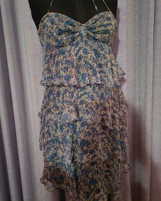 abito Zara a Balze in chiffon 