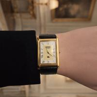 Seiko tank vintage SQ oro e nero