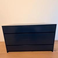 Cassettiera blu notte