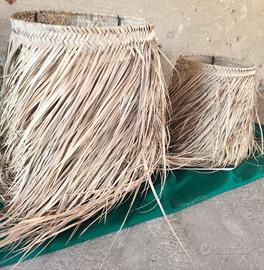 paralume paglia lampada soffitto 