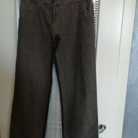 pantalone donna bicolore