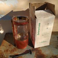 Enteroclisma Clistere vintage epoca metallo vetro