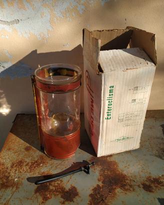Enteroclisma Clistere vintage epoca metallo vetro