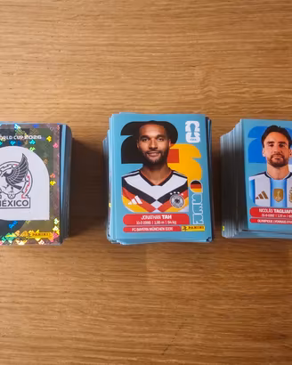 Panini Mondiali 2026 – Lotto di circa 600 figurine