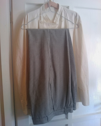 Giacca e pantaloni da cuoco taglia 52