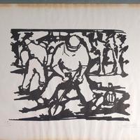 Stampa d'arte,  anni '60, firmata e numerata