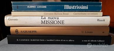 5 LIBRI BIOGRAFIE DI PERSONAGGI ECCLESIASTICI