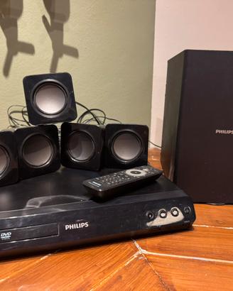 Sistema home theatre Philips con reproductor DVD