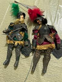 2 pupi siciliani  vintage