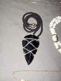 Punta Freccia Ossidiana Nera