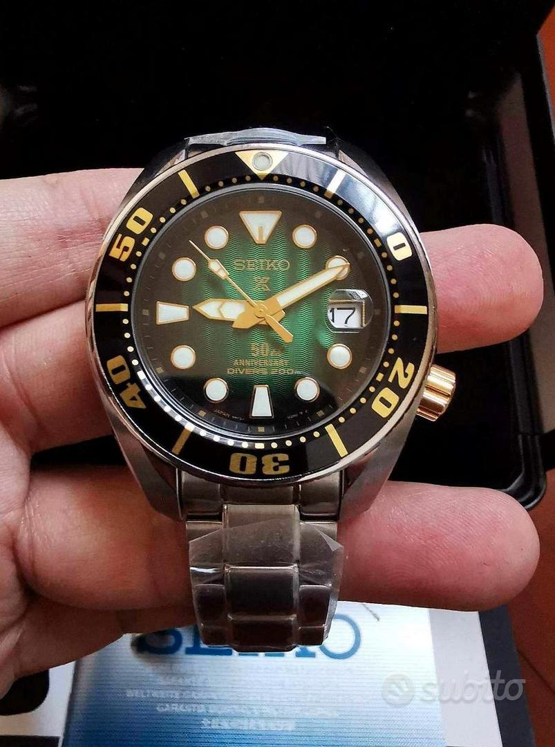 SEIKO SUMO GREEN SPB031J1 50TH ANNIVERSARY 820 Abbigliamento e Accessori In vendita a Cosenza