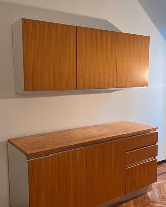 Pensili cucina Arclinea legno chiaro