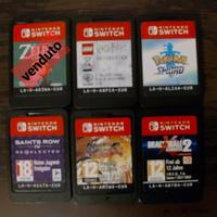 Lotto videogiochi Nintendo switch (solo cartucce)