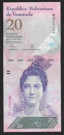 Venezuela - banconota FdS UNC da 20  Bolivares