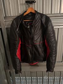 Giacca moto in pelle Mtech tg 50