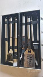 set accessori barbecue professionale 