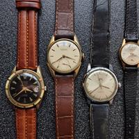 Orologi meccanici vintage in blocco 