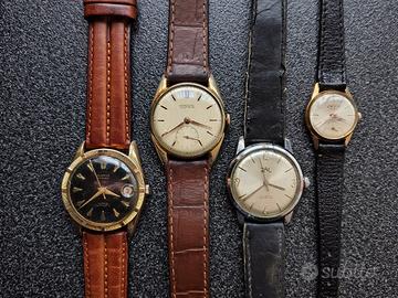 Orologi meccanici vintage in blocco 
