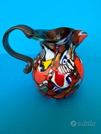 Piccola caraffa  in vetro di Murano, anni '60