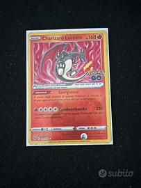 Carta pokemon Charizard lucente 011 pokemon go
