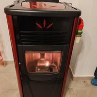 Stufa a pellet extraflame graziosa steel, nordica