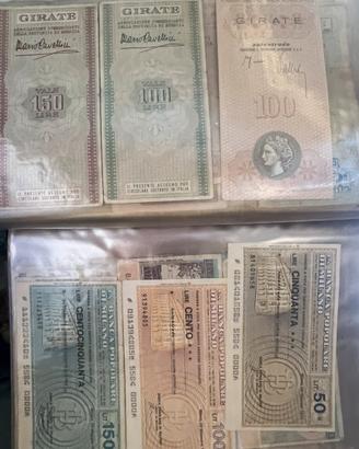 Lotto Miniassegni Anni 70 Rari Album 100-150Pz
